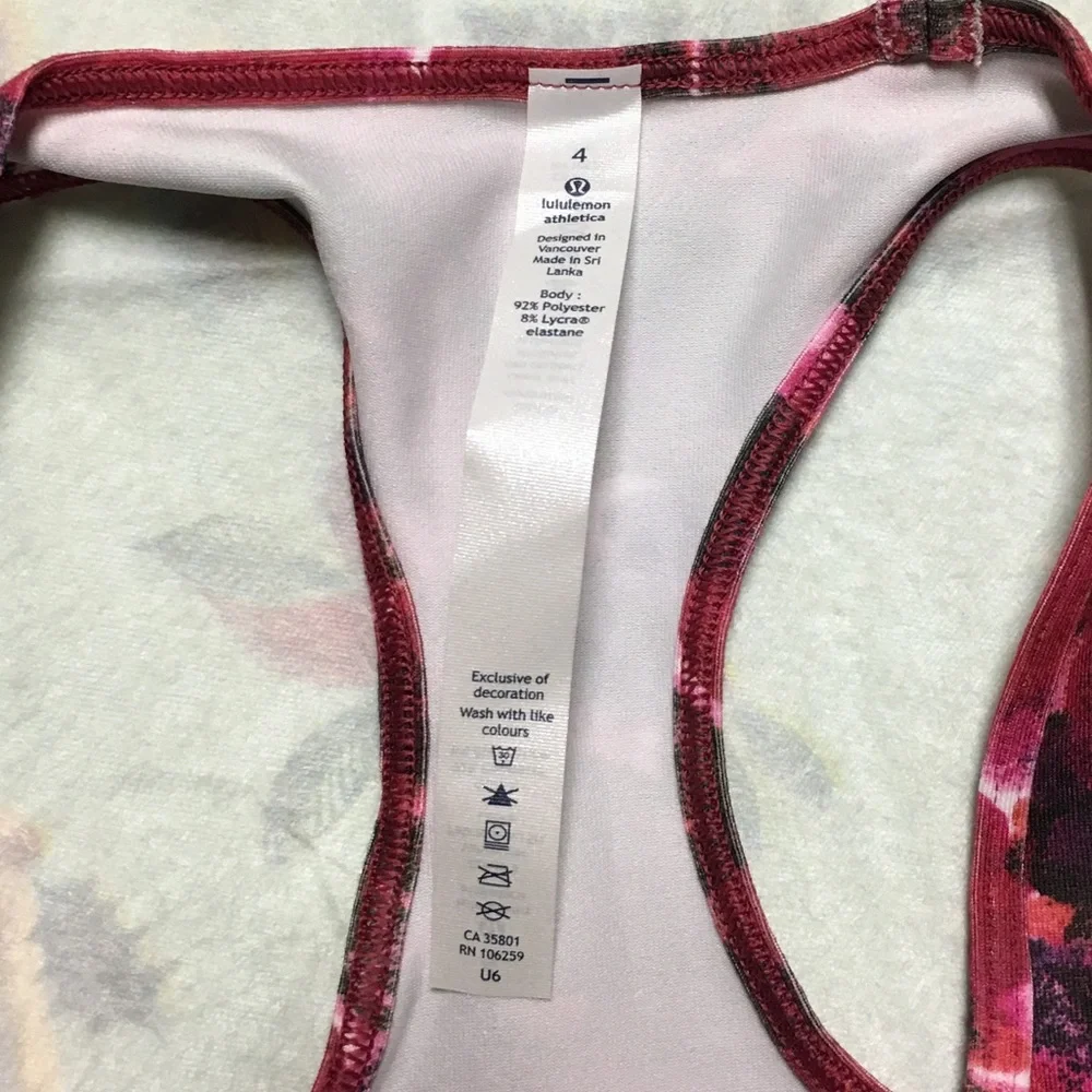 NWT Lululemon Cool Racerback in POPB - Picture 8 of 9